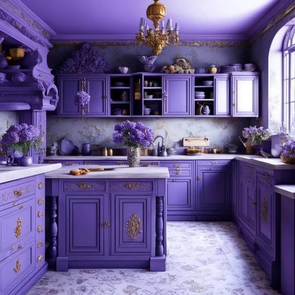 Amethyst Showers color Kitchen