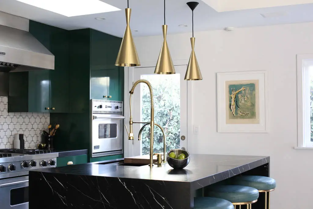 Buckingham Green and Gold Accents combination
