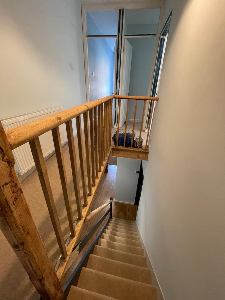 Landing area interior painting Bristol BS7